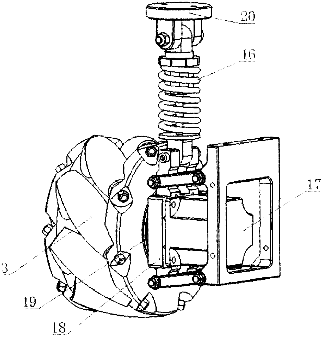 All directional movable type limb rehabilitation robot