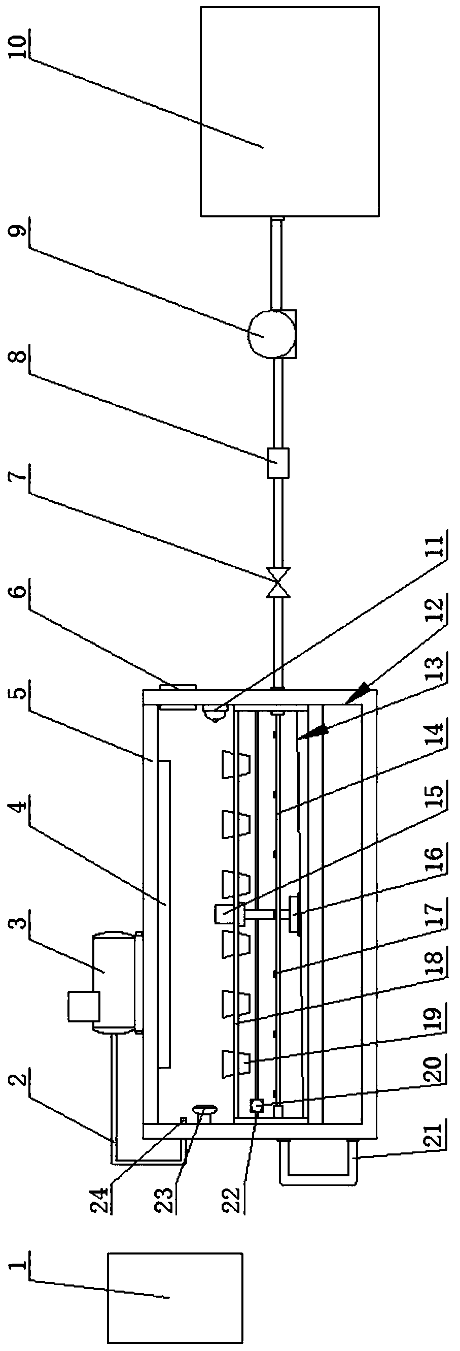 Ecological safety threshold tester switching over plant water culture and mist culture