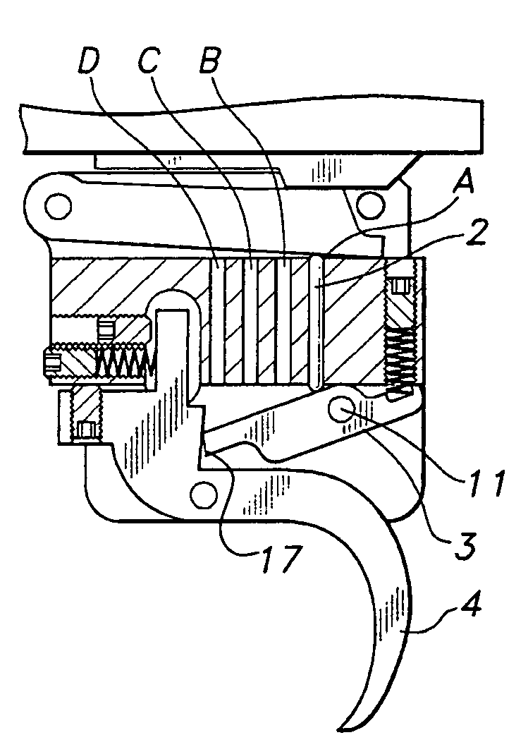 Adjustable firearm trigger mechanism and method of adjustment