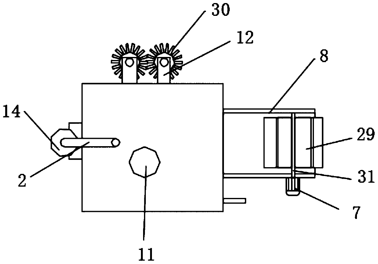 Sundry cleaning device for urban garden landscape circulating pool