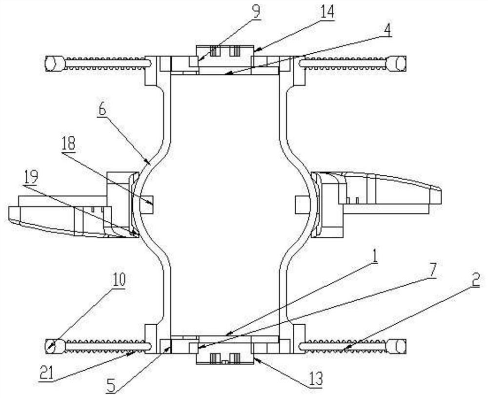 An adjustable anesthesia-assisted positioning puncture device for ultrasonic anesthesia