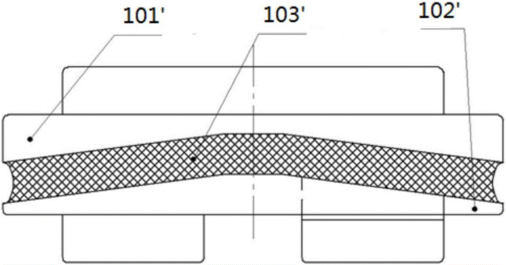 Axle box elastic cushion for railway wagon and bogie for railway wagon