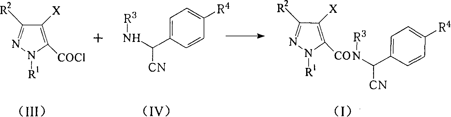 Alpha-cyano-N-benzylpyrazoamide compound, preparation method and pest control agent thereof as active component