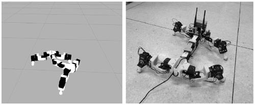 Salamander robot path tracking hierarchical control method based on reinforcement learning