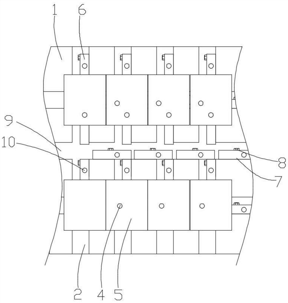 Exterior wall tile structure and construction method thereof