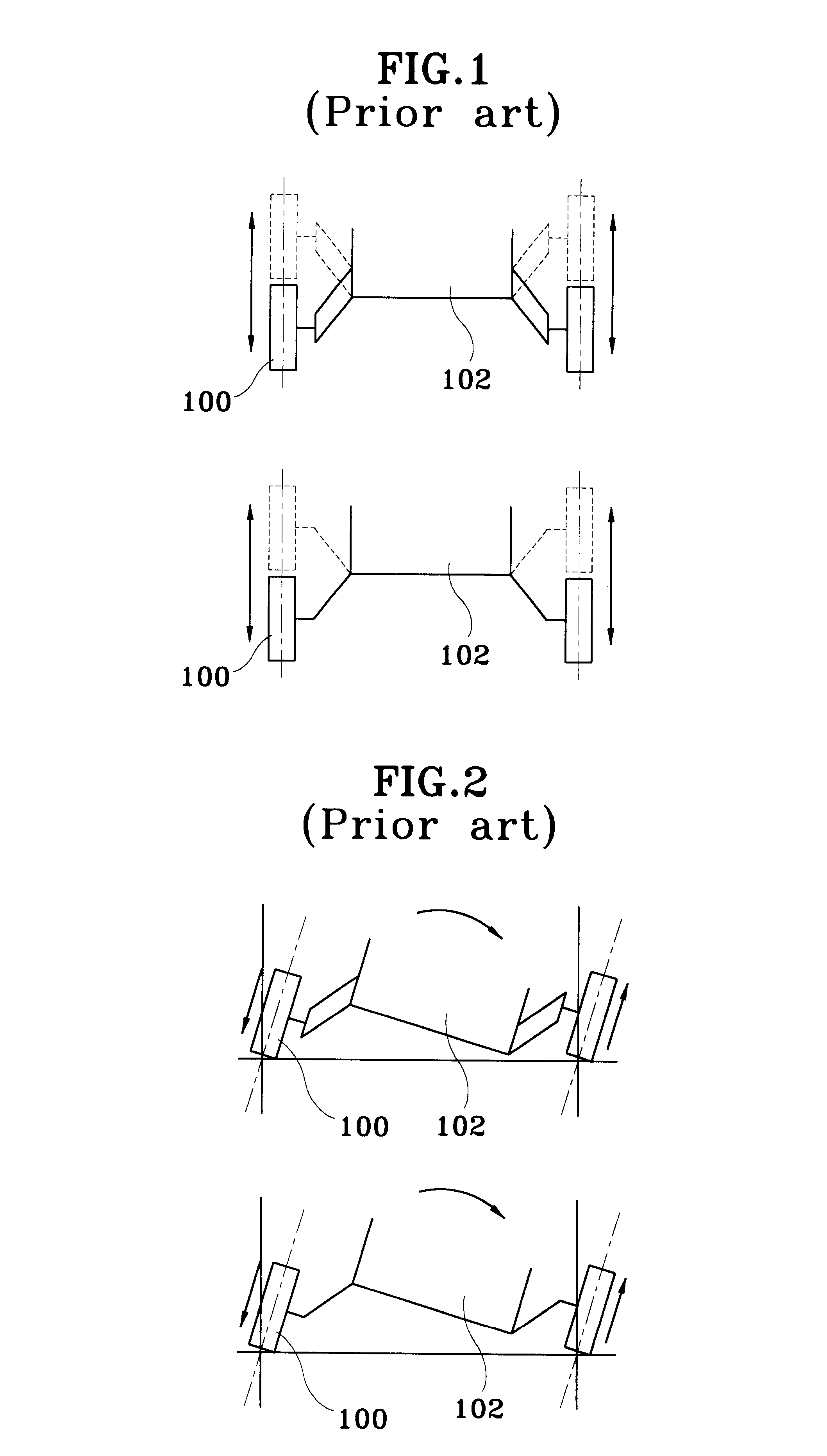 Camber control suspension