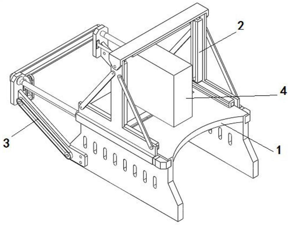 Glass substrate packaging product size measuring device