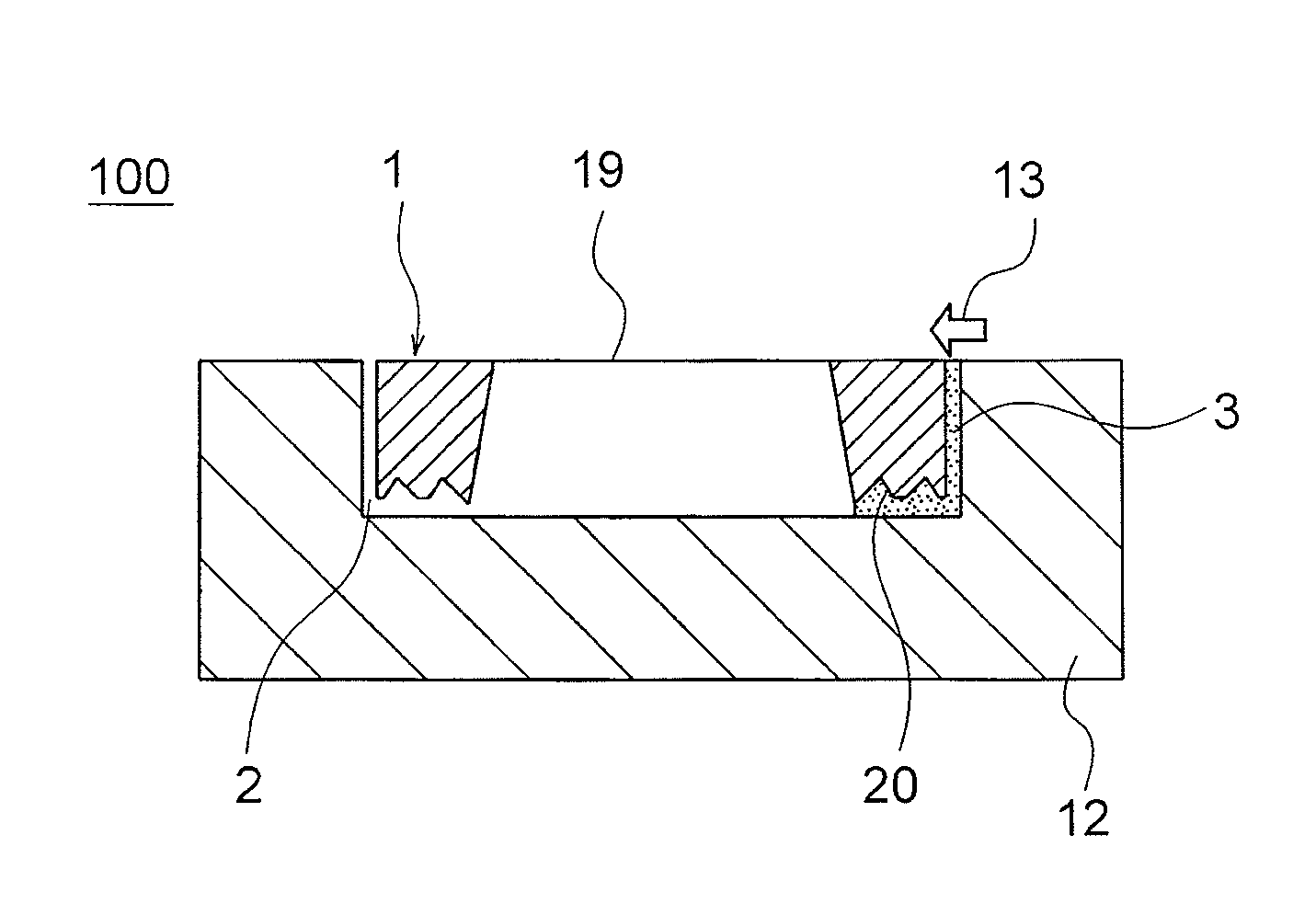 Flow rate detection device having anti-undercurrent material