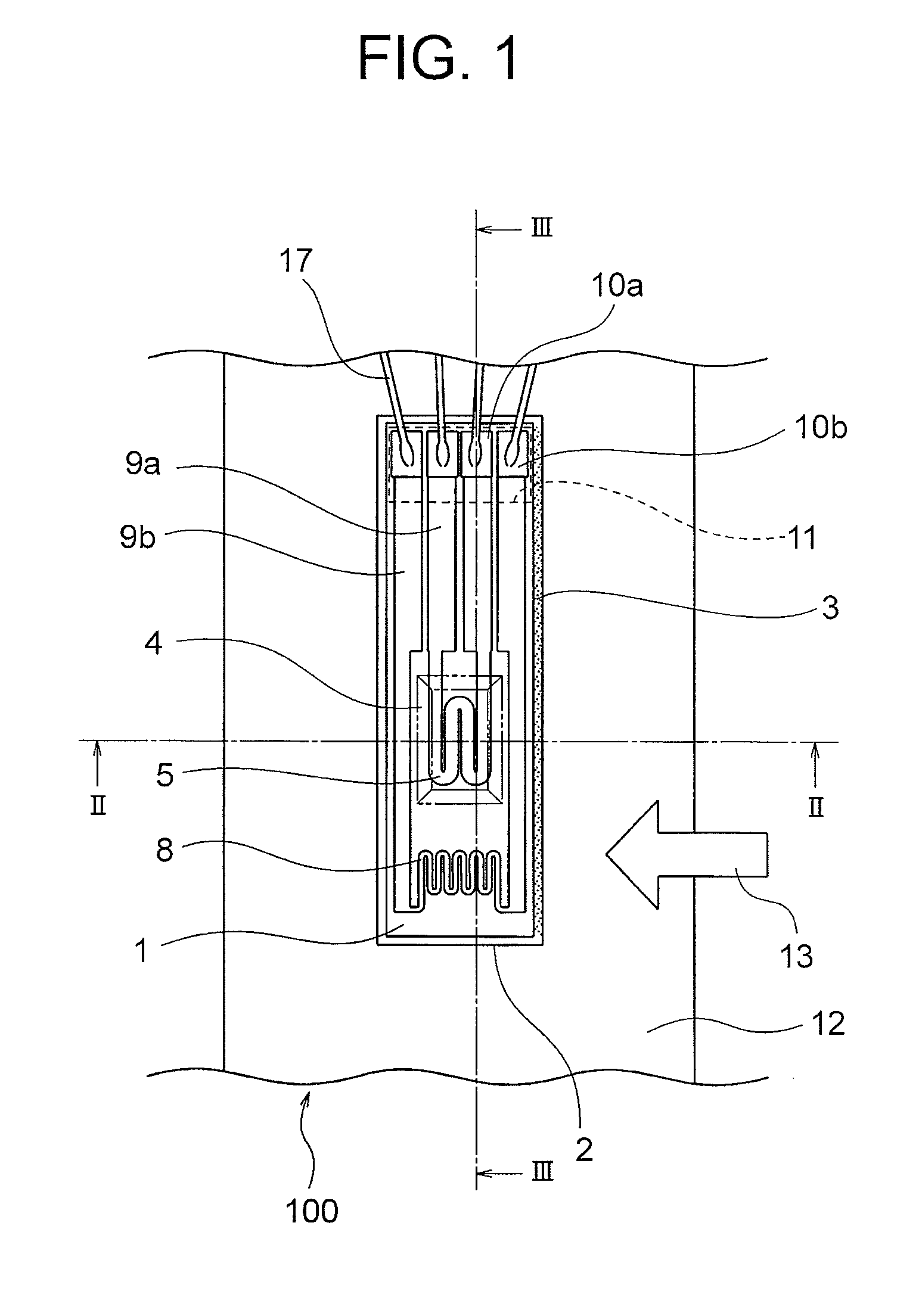 Flow rate detection device having anti-undercurrent material