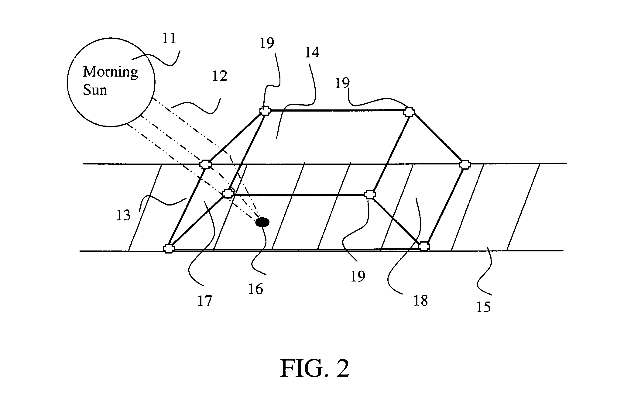 Solar energy collector with XY or XYZ sun tracking table