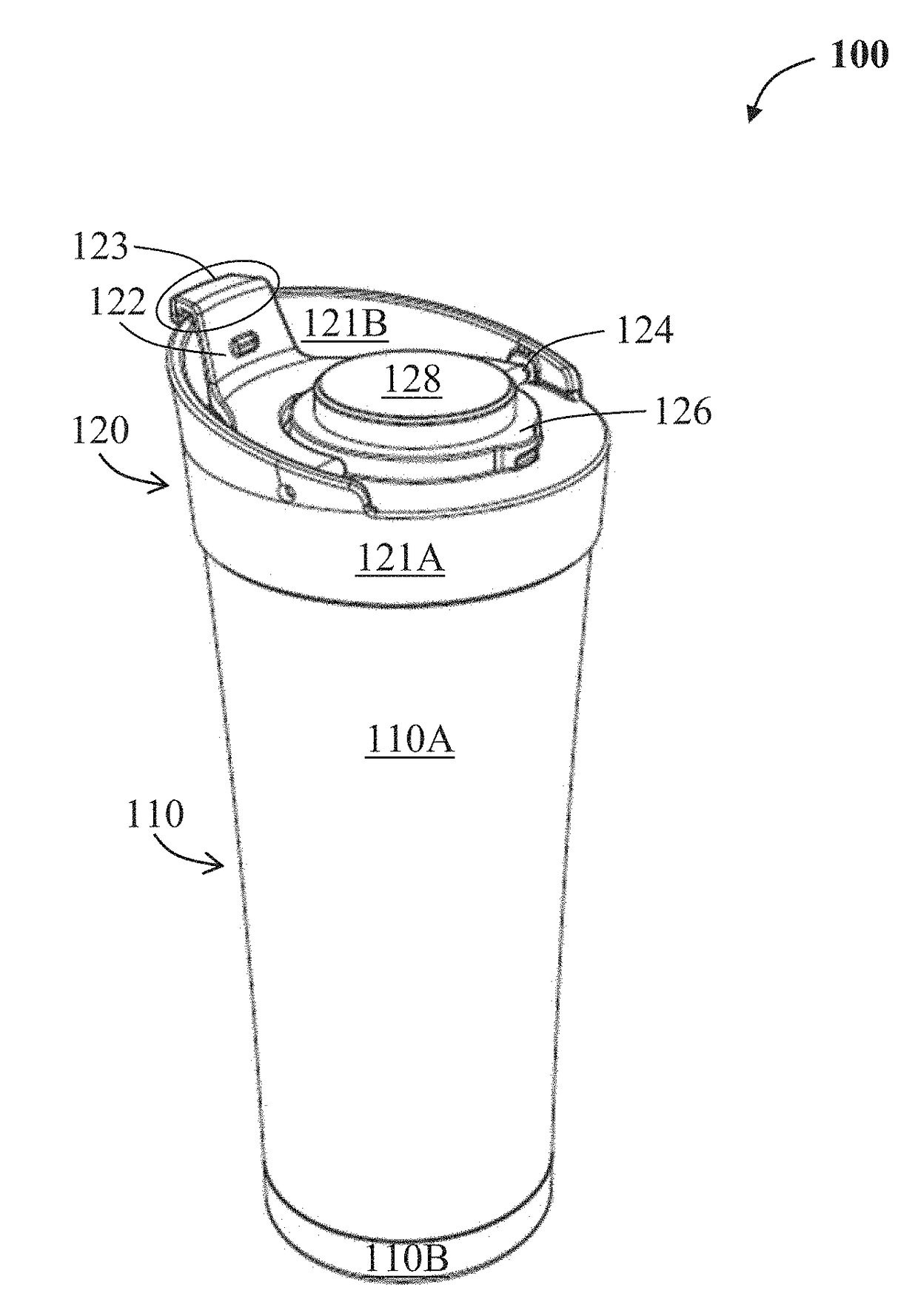 Sealable drinking container with air-extracting mechanism for oxygenation suppression