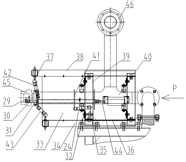 Novel container-type full-automatic butt-joint engine rapid-installation test platform