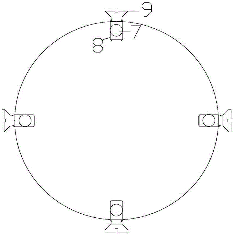 A cord-type in-hole instrument calibration positioning and embedding device