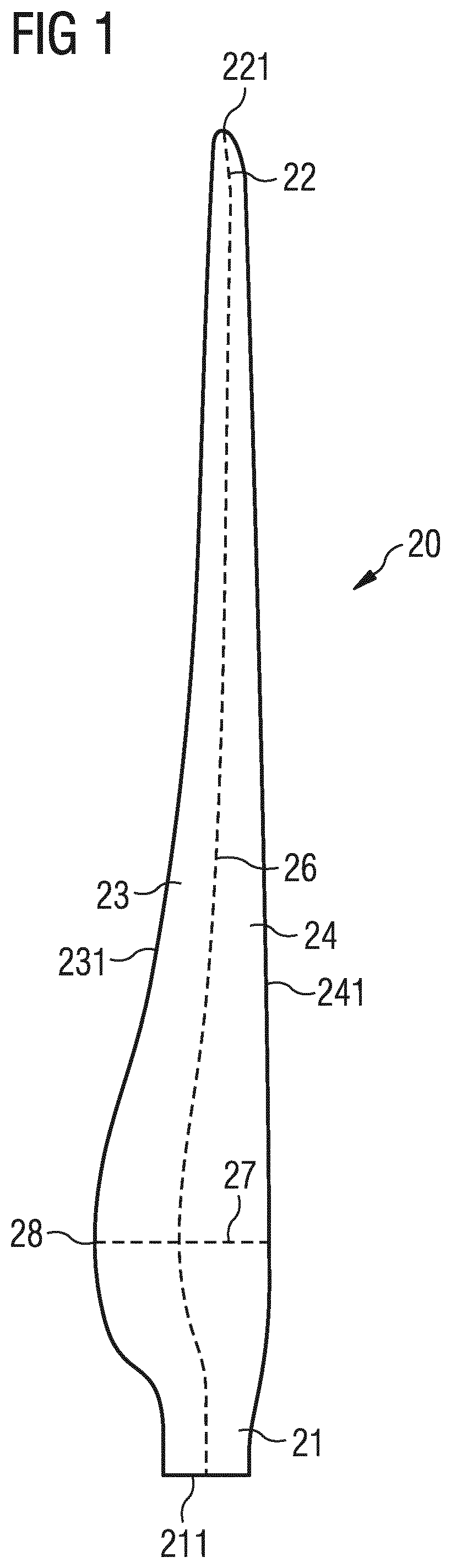 Rotor blade with noise reduction means