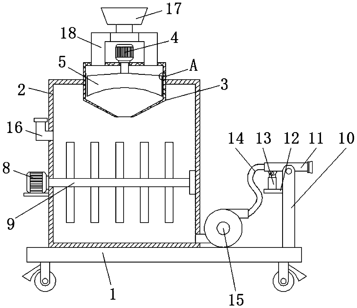 Fertilizing device for seedling planting