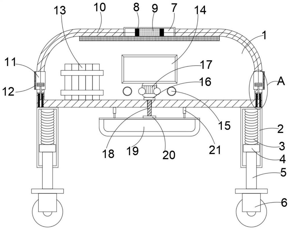 Airborne terminal equipment with operation area statistical calculation function