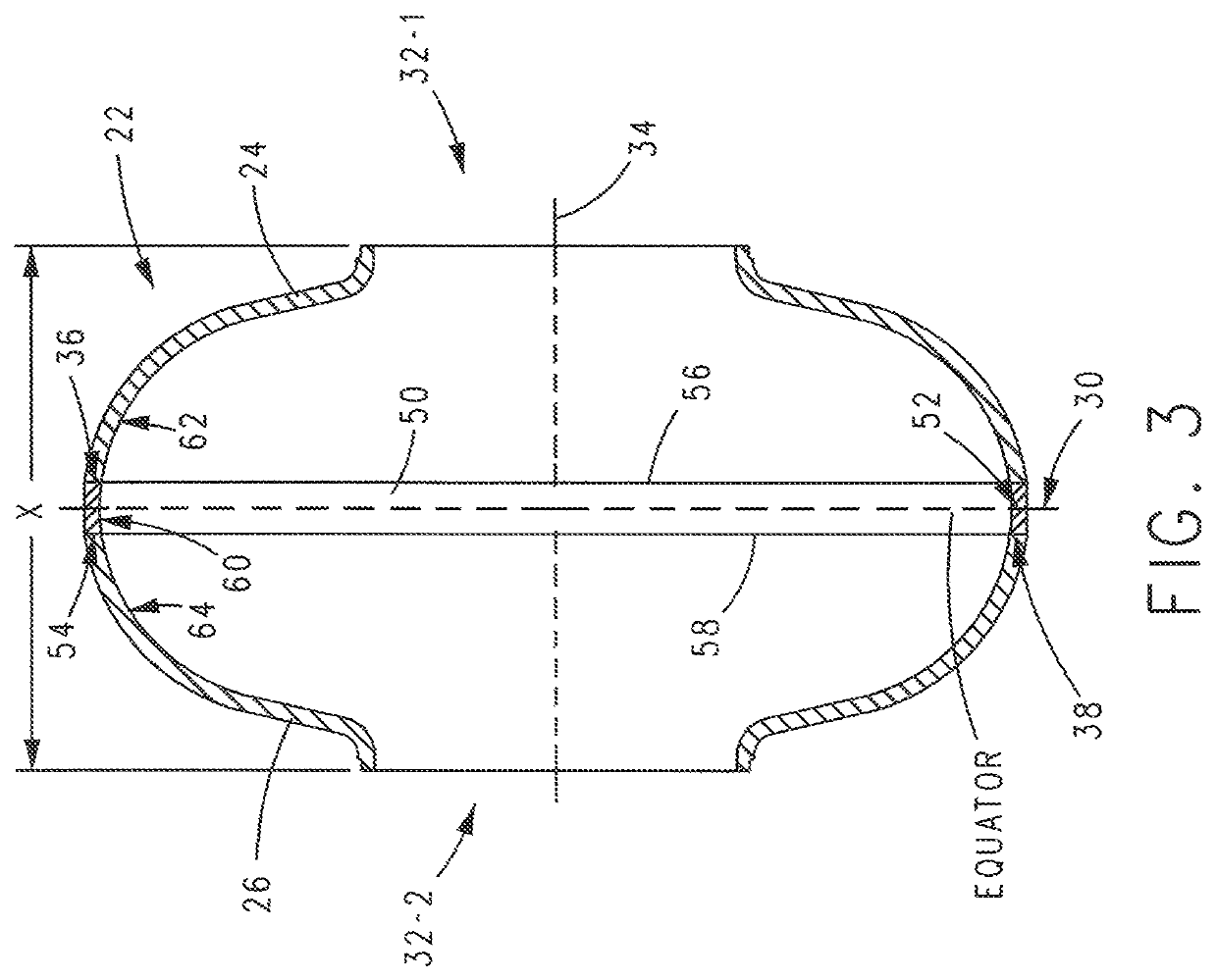 Superconducting resonating cavity and method of production thereof