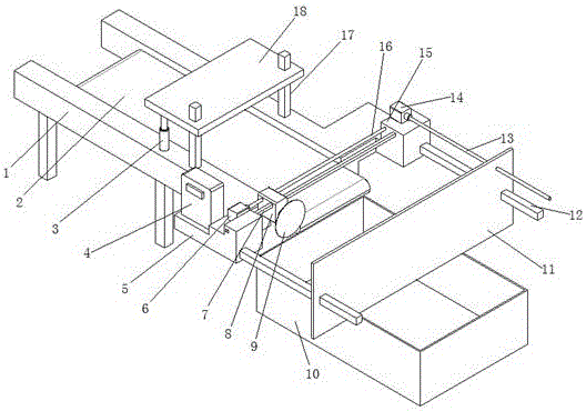 Plate cutting device