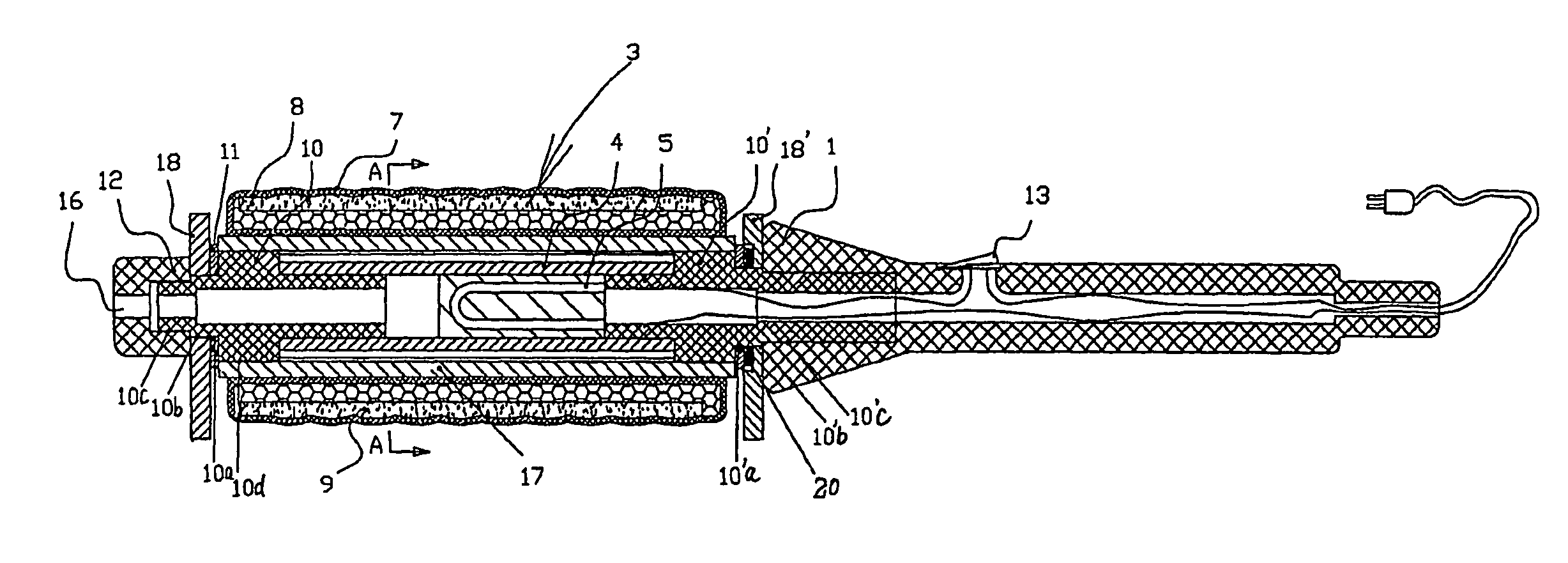 Hot medical compress apparatus