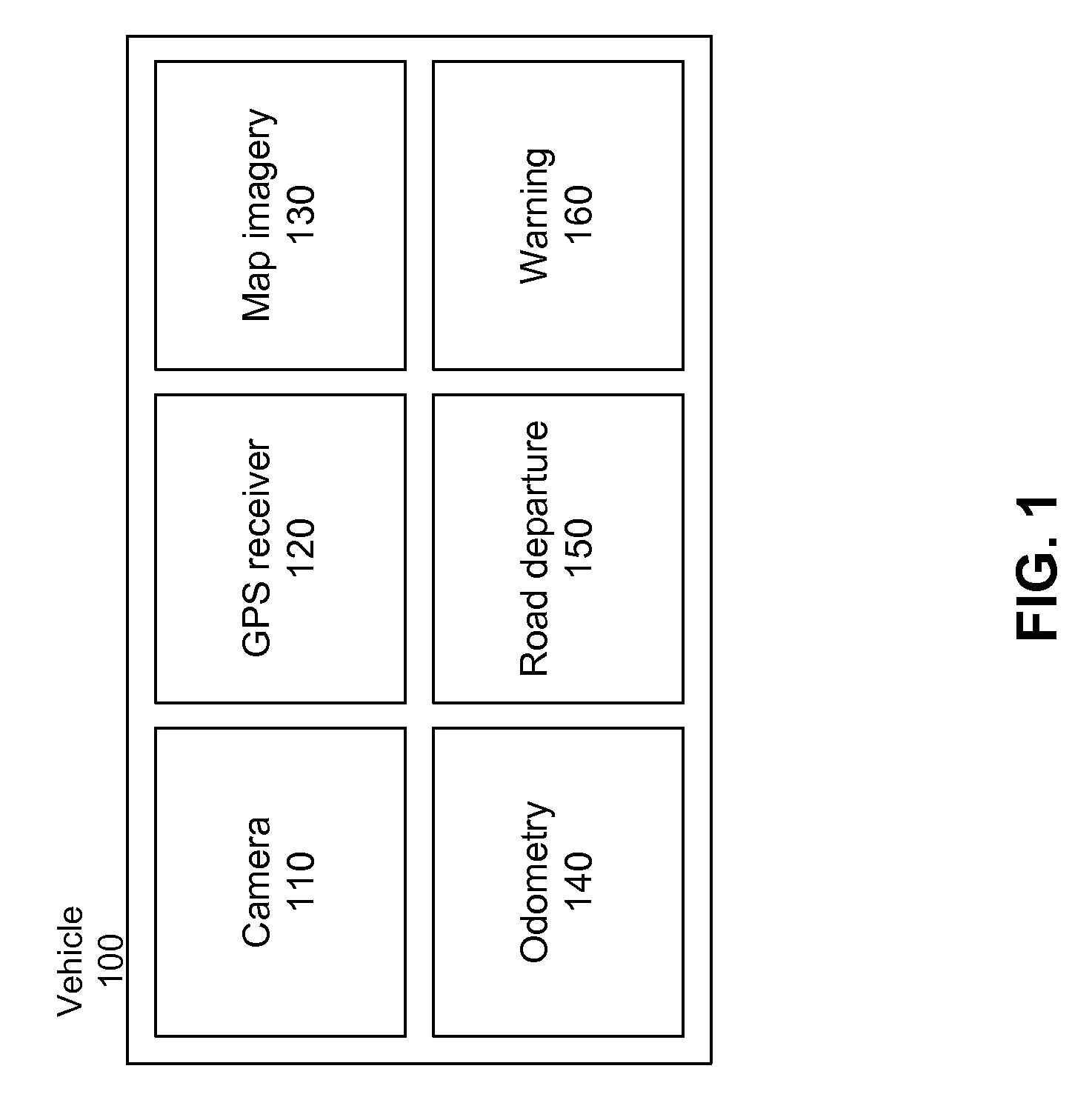 Road departure warning system