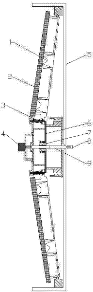 Focusing mechanism of LED shadowless lamp