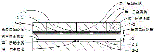 Absolute linear time grating displacement sensor based on alternating electric field