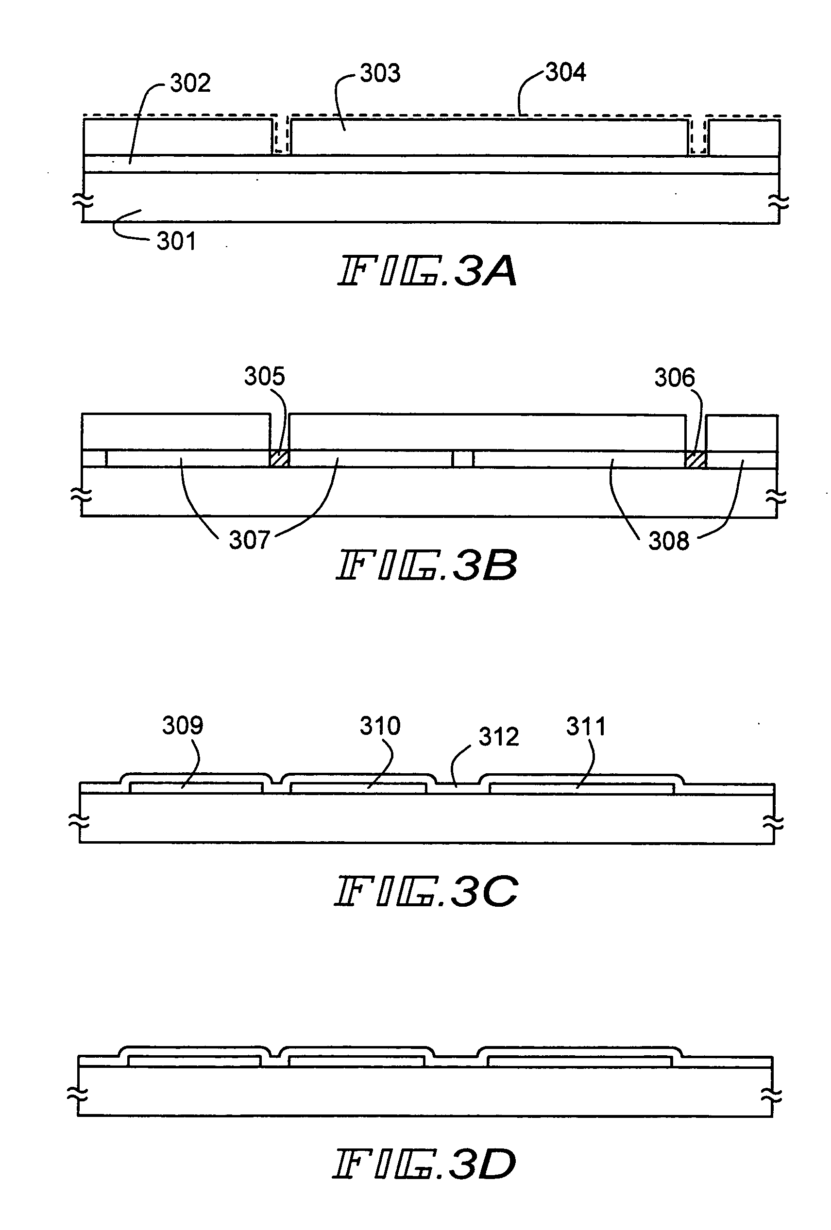 Thin film transistor circuit and semiconductor display device using the same