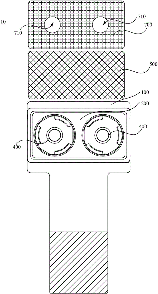 Double-camera module group