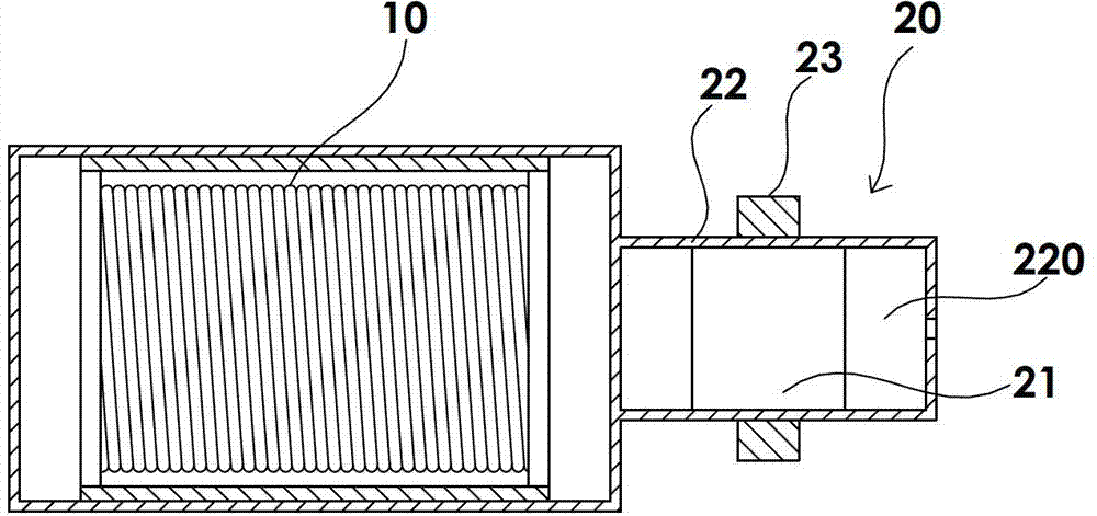 Electromagnetic actuating converter adjusted according to performance matching