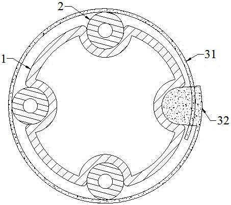 Air return pipe assembly for refrigerator