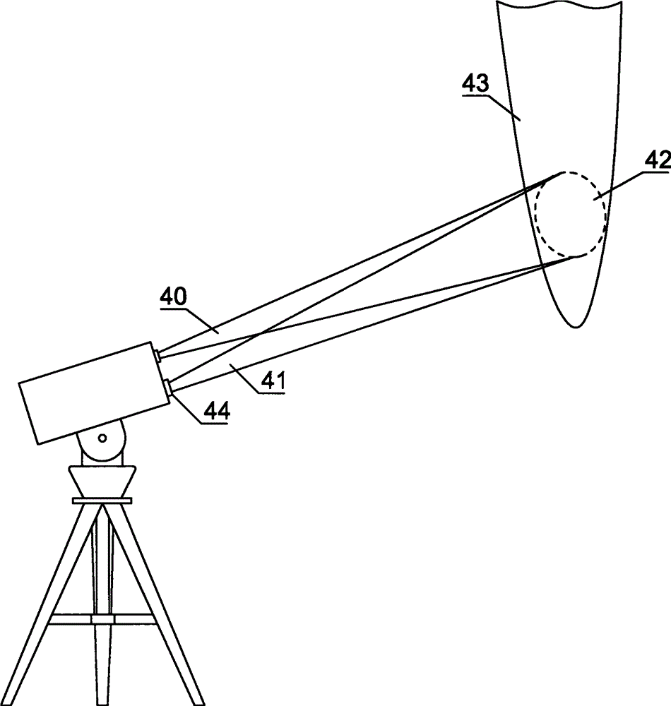 Nondestructive detecting system and method for automatic tracking thermal wave imaging