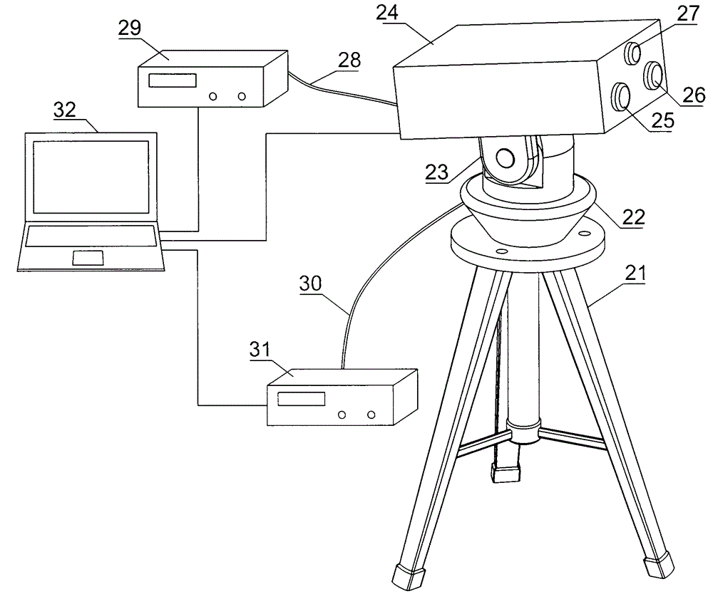 Nondestructive detecting system and method for automatic tracking thermal wave imaging