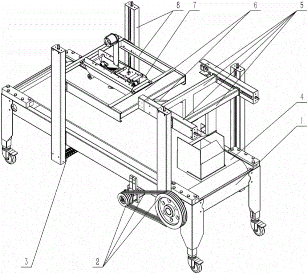 Automatic cover folding carton sealer