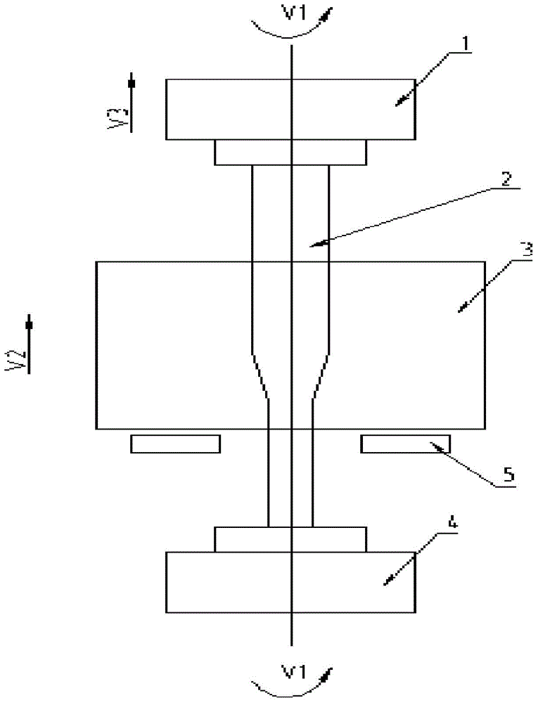 Perpendicular stretching method and equipment for optical fiber perform