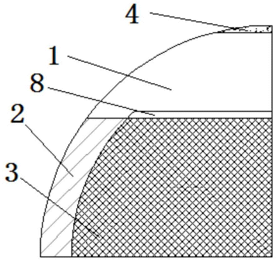 Oriented dust-exhaust dust-fall cover of high pneumatic DTH (Down-The-Hole) drill