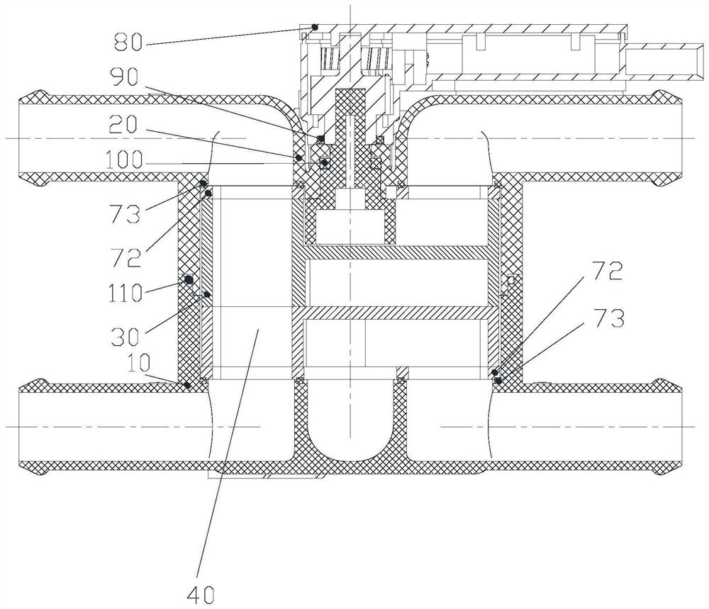 Valve body structure and vehicle comprising same