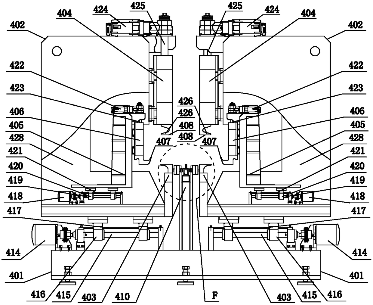 Flexible bending machine