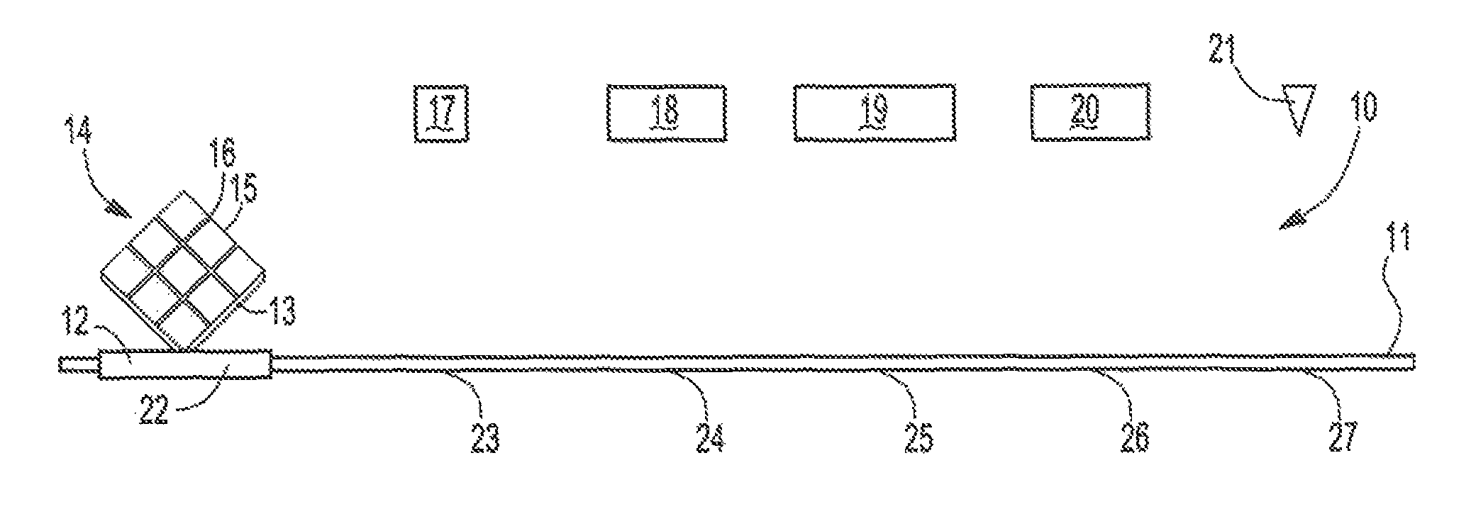 Process for bonding arrays of ceramic filters