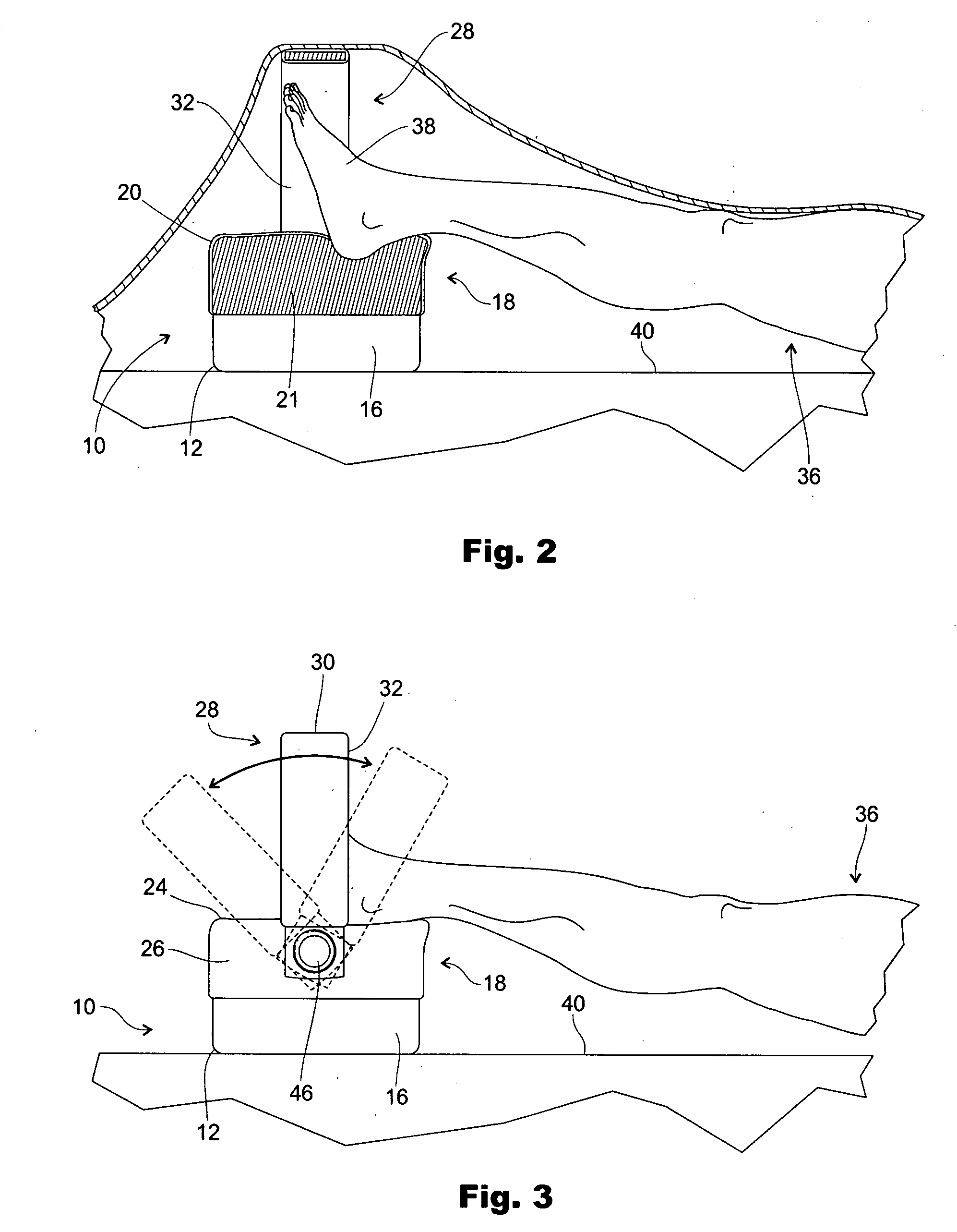 Device to elevate to foot