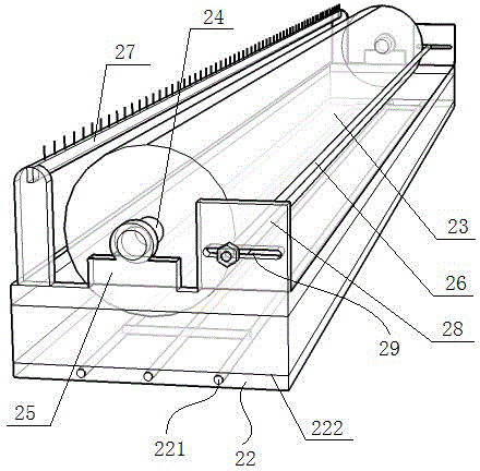 Glue coating apparatus for glued door