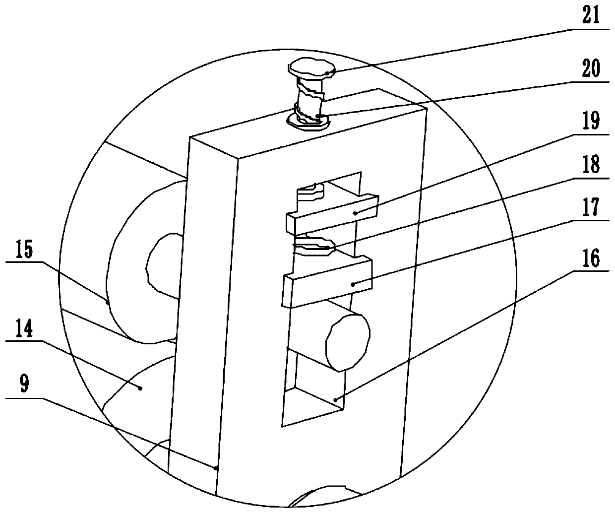 Textile machine yarn guide device