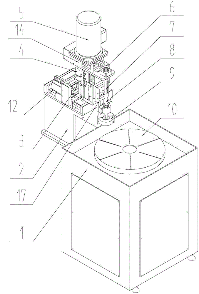 Automatic irrational number speed ratio grinding and polishing machine