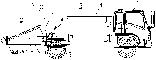 Vehicle Garbage Disposal System