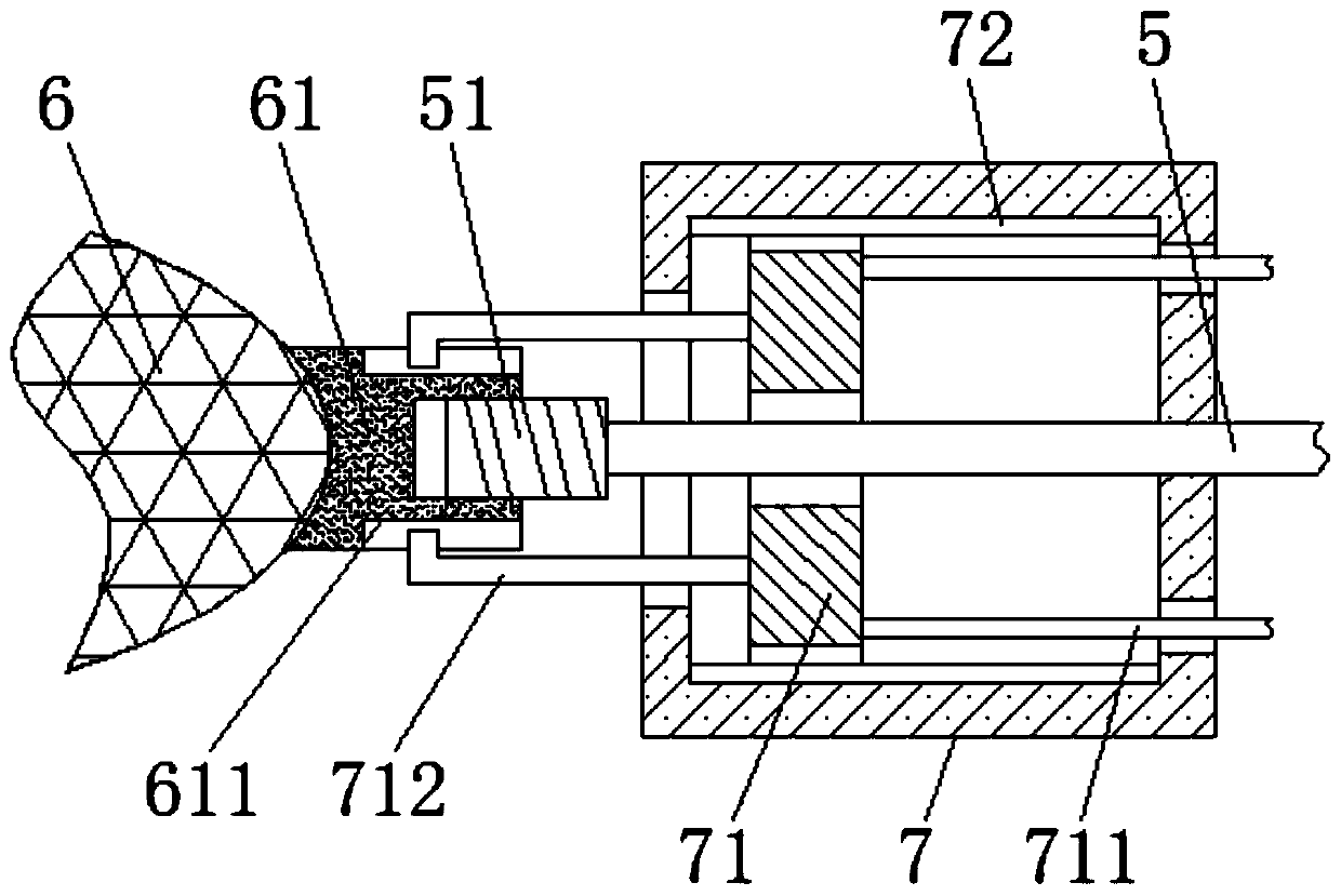 Conveying device for interventional therapy of congenital heart disease in surgical department