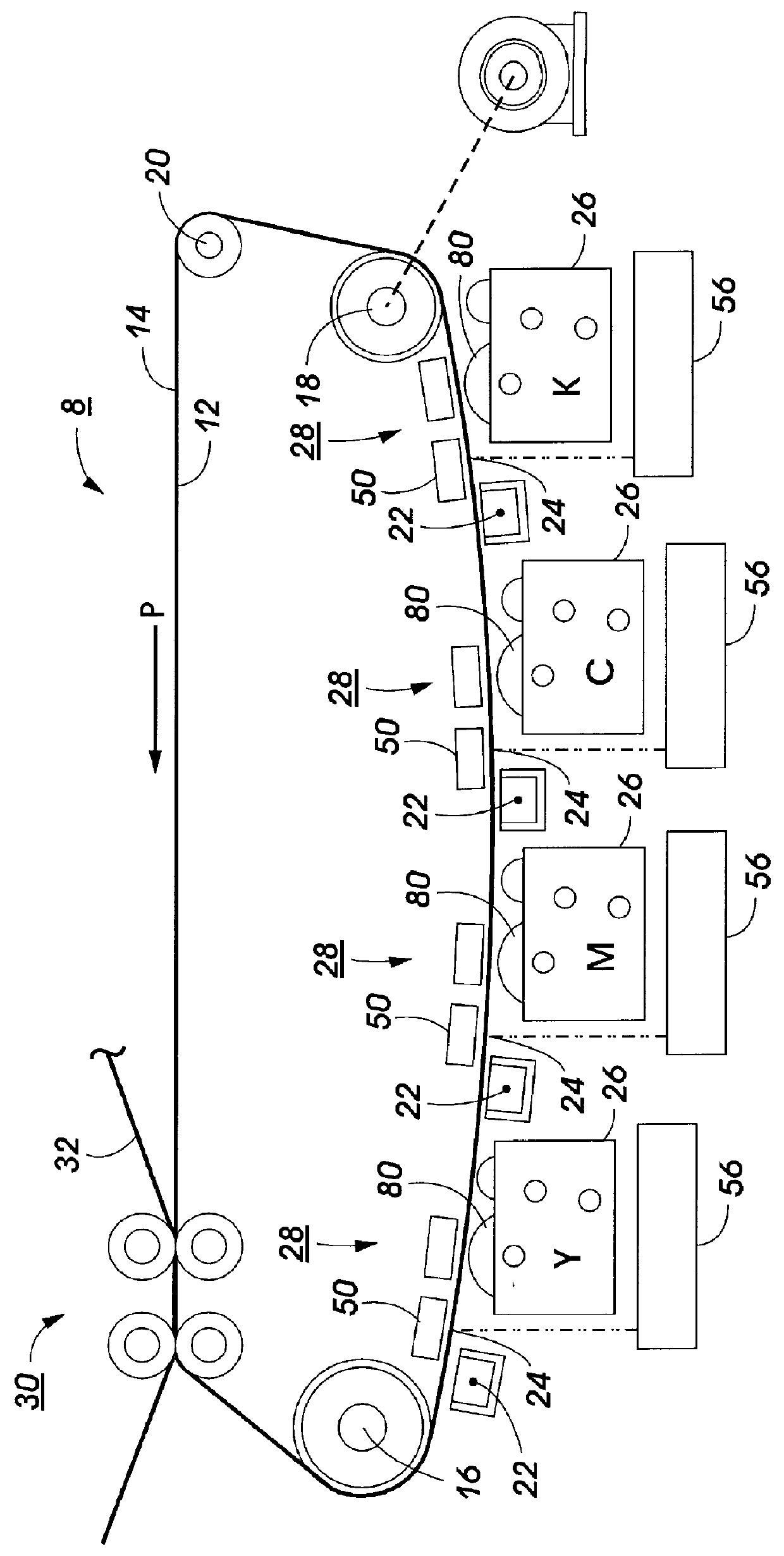 Development system with split function development rolls