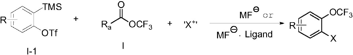 Perfluoro alkoxylation reagent and preparation method and application thereof