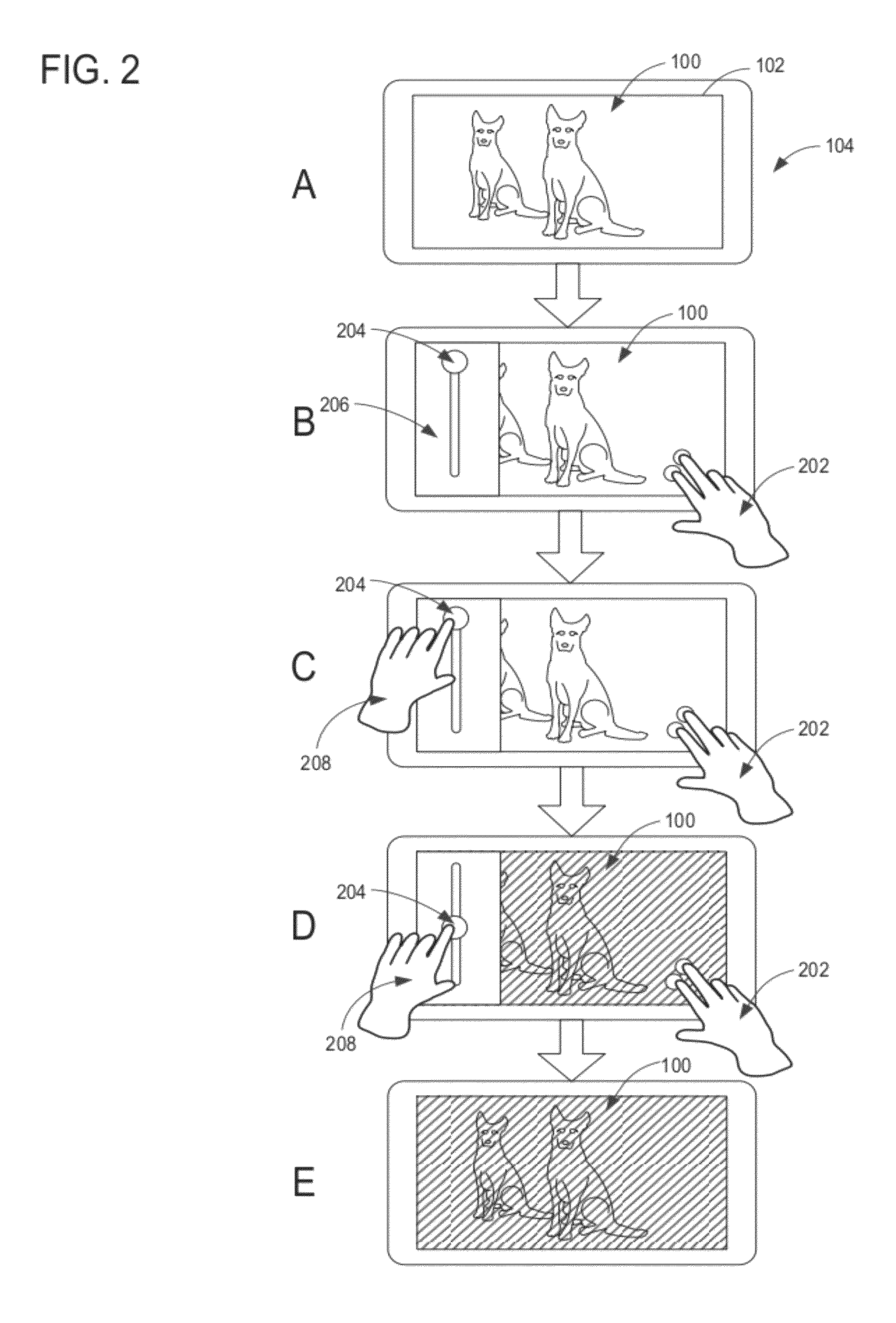 Displaying GUI elements on natural user interfaces