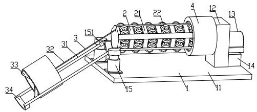 A prefabricated pipeline loading and unloading transportation auxiliary device