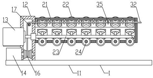 A prefabricated pipeline loading and unloading transportation auxiliary device