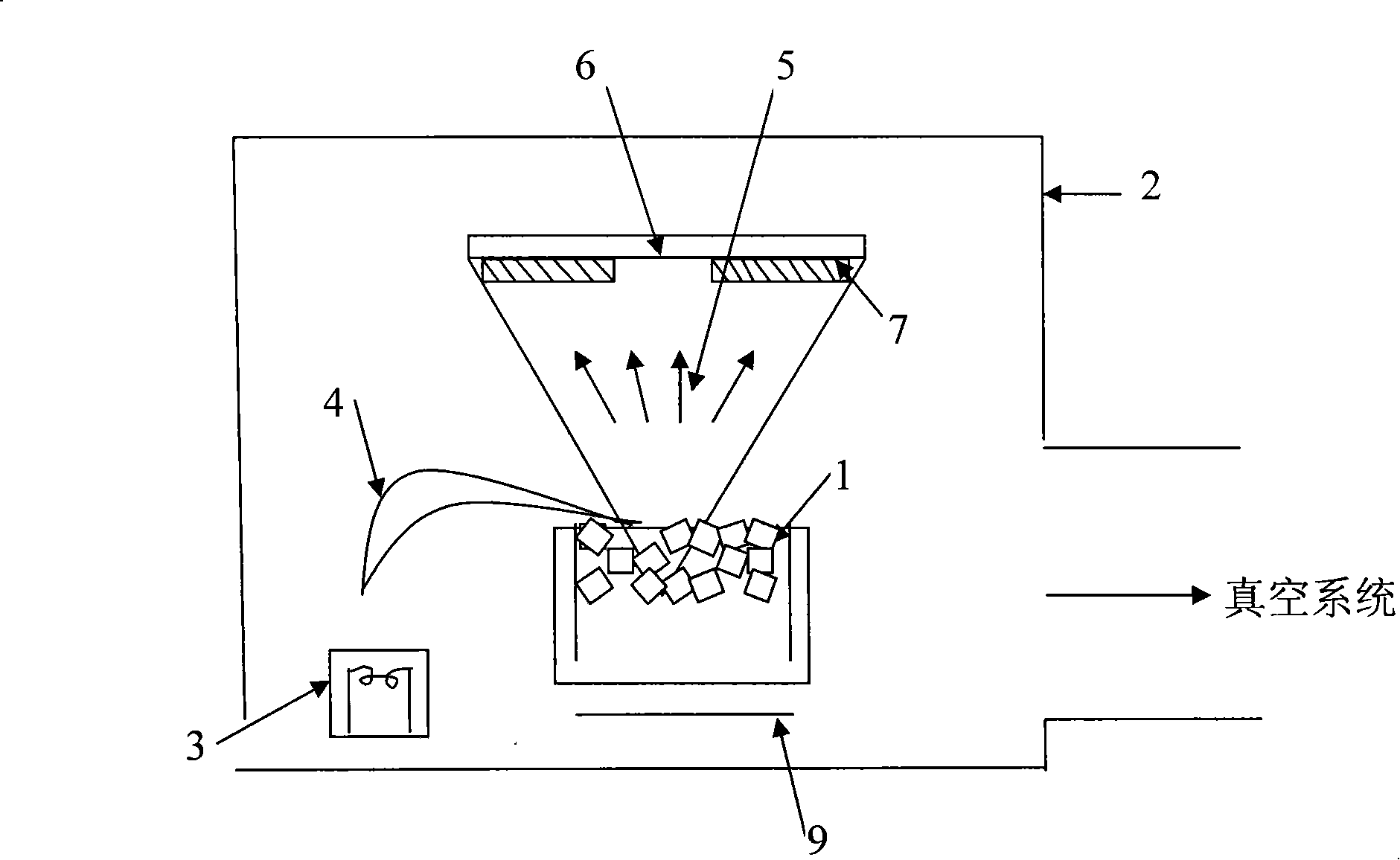 Method for preparing silica steam plating material